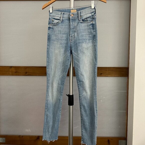 Mother The Stunner Ankle Fray Tinge Wash Denim Jean Sz‎ 25 - Picture 2 of 13